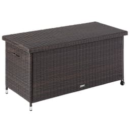 Puutarhan säilytyslaatikko Kiruna - Ulkokalusteiden tyynyjen säilytys 120x55x61.5cm, 270l - ruskea