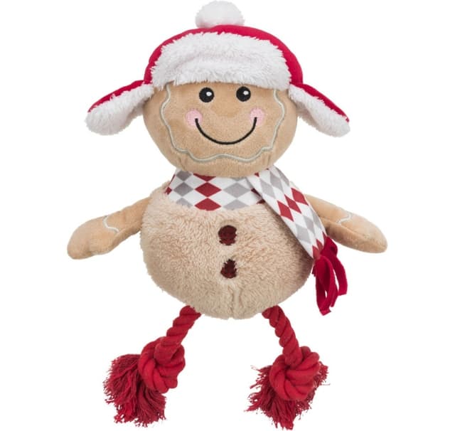 Julpepparkakor, plysch/bomull, 34 cm, Trixie