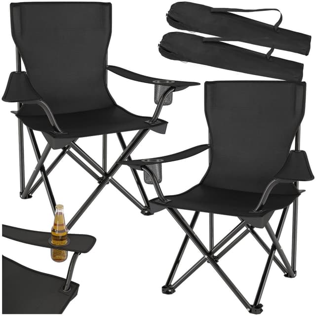 2 Campingstole Gil - sort