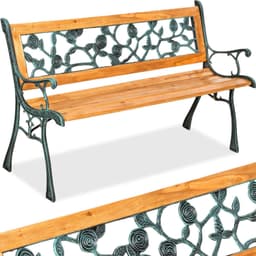 Hagebenk Marina 124x52x74cm - brun