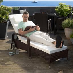 Polyrattan solseng - natur