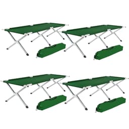 4 Feltsenge i aluminium - grøn