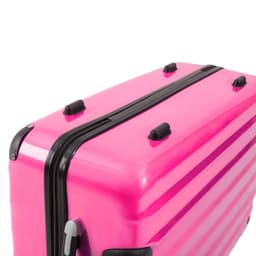 tectake Rejsekuffertsæt i Polycarbonat 67 x 47 x 31 cm Pink