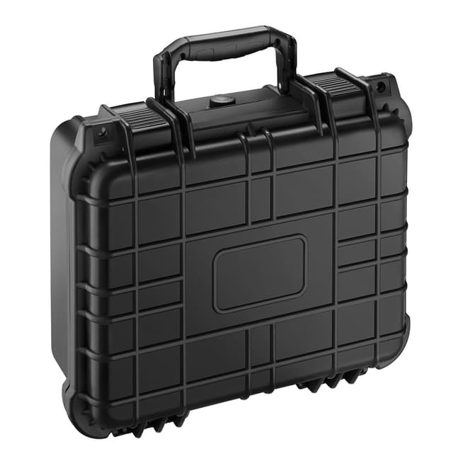 tectake Universalbox Kameraväska Skyddsväska - M