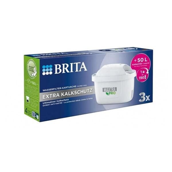 BRITA Maxtra Pro - Extra Kalkskydd - 3 vattenfilter