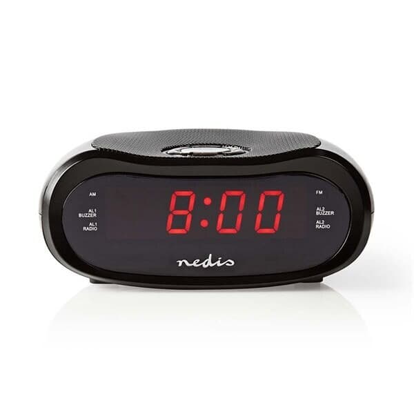 Nedis Digital klokkeradio med FM 0.6 LED