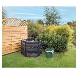 AIR-KING komposter 850 L, sort