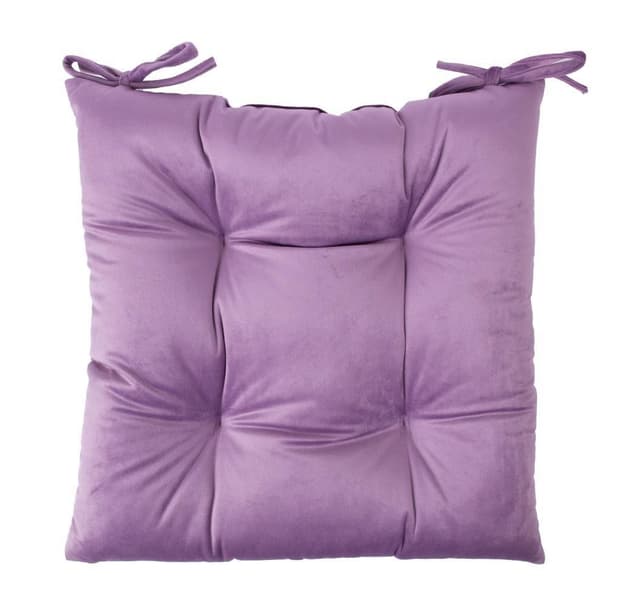 Stolsdyna VELVET 2, 40x40cm, lila
