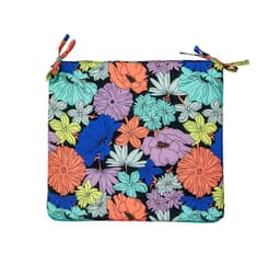 Stolunderlag ENKEL 38x41xH2,5cm, mørk floral