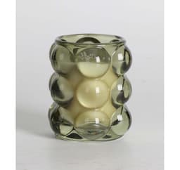 Doftljus i glas NATURE GREEN H9,2cm, Tranquil Summer