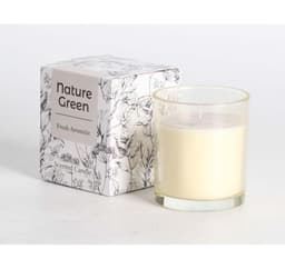 Doftljus i glas NATURE GREEN H9,5cm, Fresh Aromatic