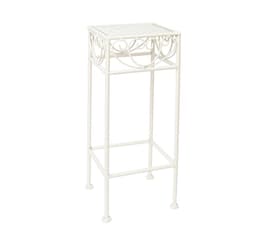 Blomstativ SANDY 18x18xH50cm, antikvit