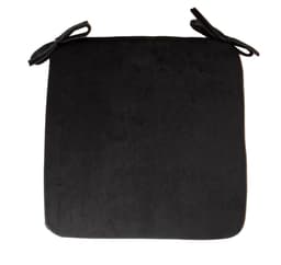 Istuintyyny VELVET 39x39x2,5cm, musta