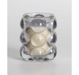 Doftljus i glas NATURGRÖN H9,2cm, Norra Skogen