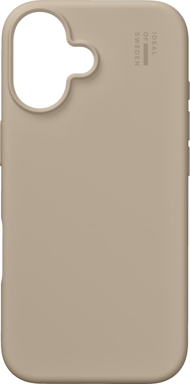 iDeal of Sweden Silicone iPhone 16 fodral (beige)