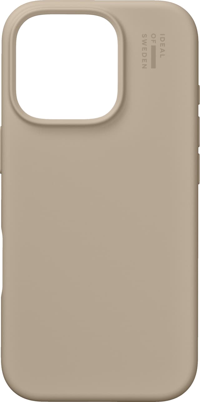 iDeal of Sweden Silicone iPhone 16 Pro Max deksel (beige)