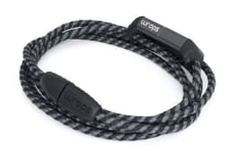 Wraps ladekabel og armbånd - Lightning - Sort