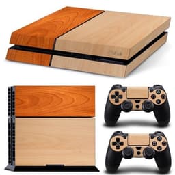 PS4-skin med træillustration