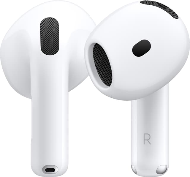 AirPods 4 med Aktiv støyreduksjon (2024) og trådløst ladeetui (USB