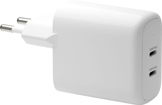 Dbramante1928 2x30W USB-C vegglader (hvit)