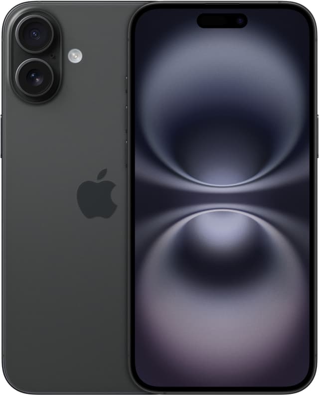iPhone 16 Plus – 5G smarttelefon 128GB (sort)