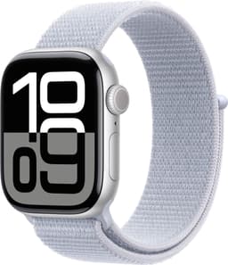 Apple Watch S10 46mm GPS+Cel (Sølv/Blå Sport Loop)