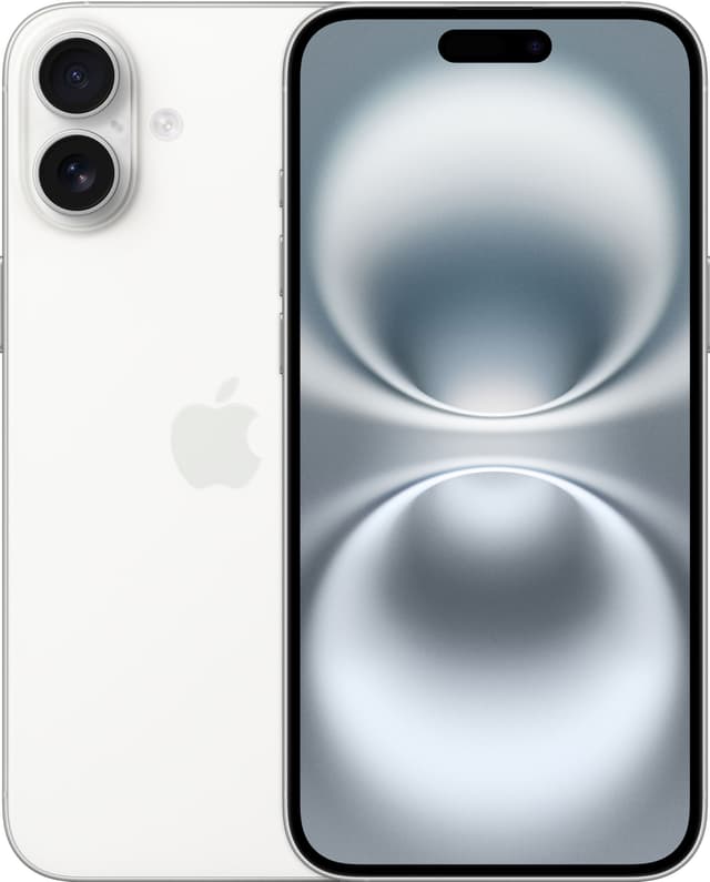 iPhone 16 Plus – 5G smarttelefon 256GB (hvit)