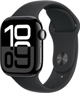 Apple Watch S10 46mm GPS+Cel (Jet Black Alu/Black sportsrem) M/L