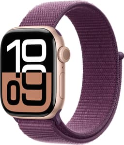 Apple Watch S10 46mm GPS+Cel (Rosegull/Plomme Sport Loop)