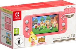 Nintendo Switch Lite spillekonsol (Koral med Animal Crossing)