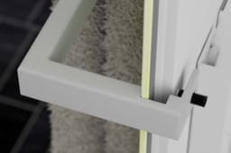 Slimline IR Handduks Värmare -  - 500 Watt - 12 m2 (900 x 600)
