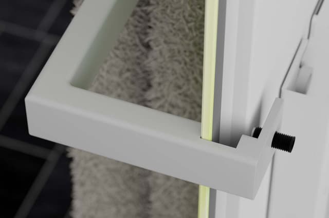Slimline IR Handduks Värmare -  - 500 Watt - 12 m2 (900 x 600)