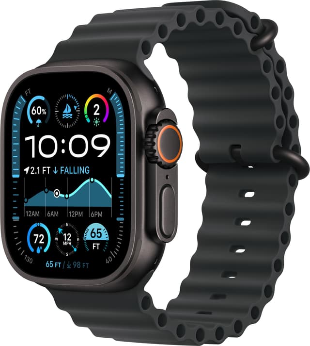 Demo Apple Watch Ultra 2 49mm GPS+CEL (Black Titanium/Black Ocean Band)