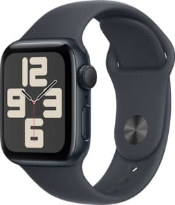 Apple Watch SE 2nd Gen 40mm GPS (Midnatt Alu/Midnatt sport band M/L)