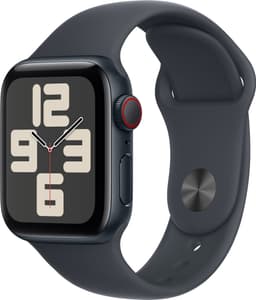 Apple Watch SE 2nd Gen 44mm LTE (Midnatt Alu/Midnatt sport band M/L)