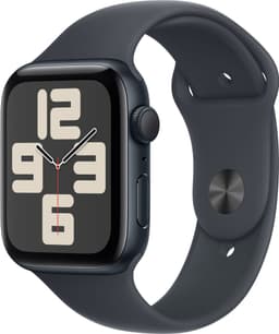Apple Watch SE 2nd Gen 44mm GPS (Midnatt Alu/Midnatt sport band M/L)