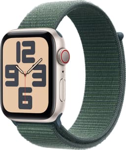 Apple Watch SE 2nd Gen 44mm LTE (tähtiv. alu./lammenvihreä Sport Loop)
