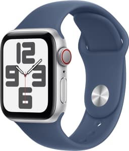 Apple Watch SE 2nd Gen 40mm GPS (Sølv Alu/Denim sport band M/L)