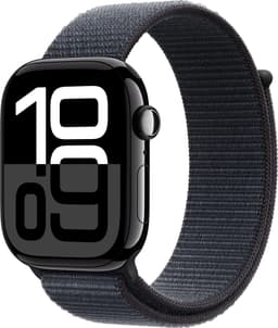 Demo Apple Watch S10 46mm GPS (peilimusta alu./musteenv. Sport Loop)