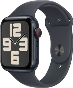 Apple Watch SE 2nd Gen 44mm LTE (Midnatt Alu/Midnatt sport band S/M)