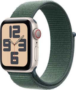 Apple Watch SE 2nd Gen 40mm LTE (Stjerneskinn Alu/Tjerngrønn sport loop)