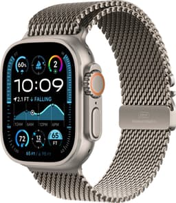 Apple Watch Ultra 2 49mm GPS+CEL (Naturlig Titan/Naturlig Titan Milanese Loop) L