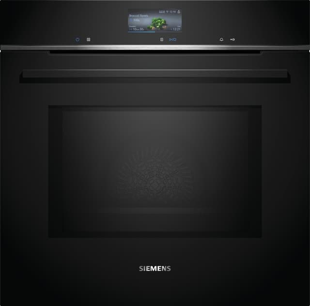Siemens iQ700 Indbygningsovn med mikro HM736G1B1 (sort)