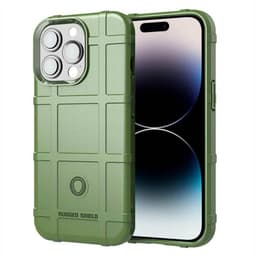 Rugged Shield cover iPhone 16 Pro - Grøn