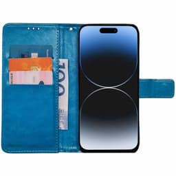 Lompakkokotelo 3-kortti iPhone 16 Pro Max - Vaaleansininen