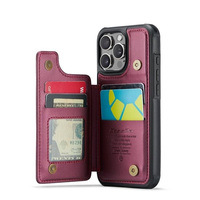 CaseMe mobilfodral C22 iPhone 16 Pro - Vinröd