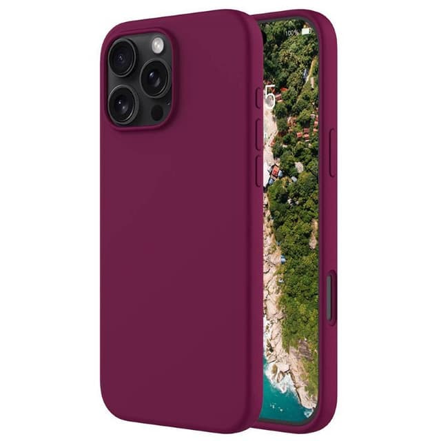 Liquid silikon skal iPhone 16 Pro - True Berry