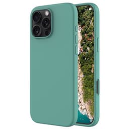 Liquid silikon deksel iPhone 16 Pro Max - Pine Green