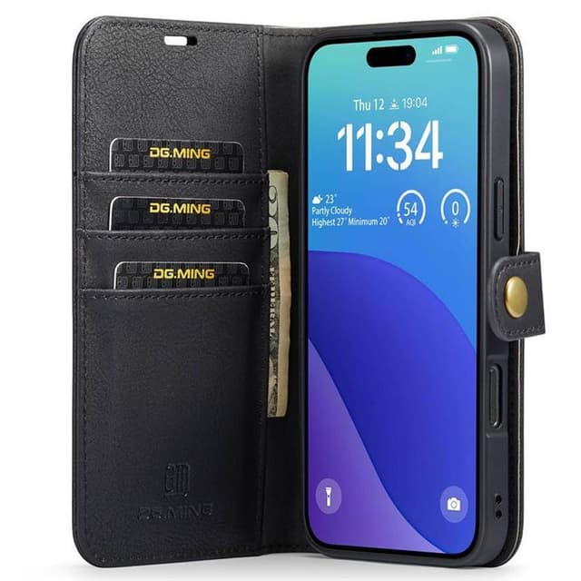 Wallet DG-Ming 2i1 iPhone 16 Pro Max - Sort