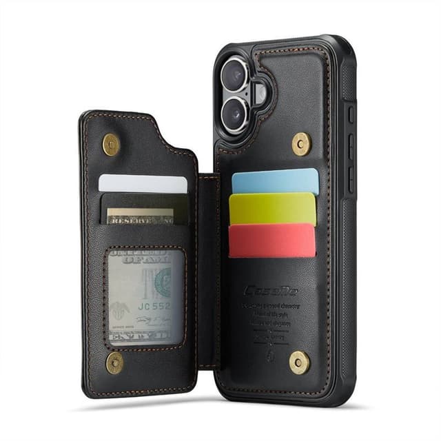 CaseMe mobildeksel C22 iPhone 16 - Svart